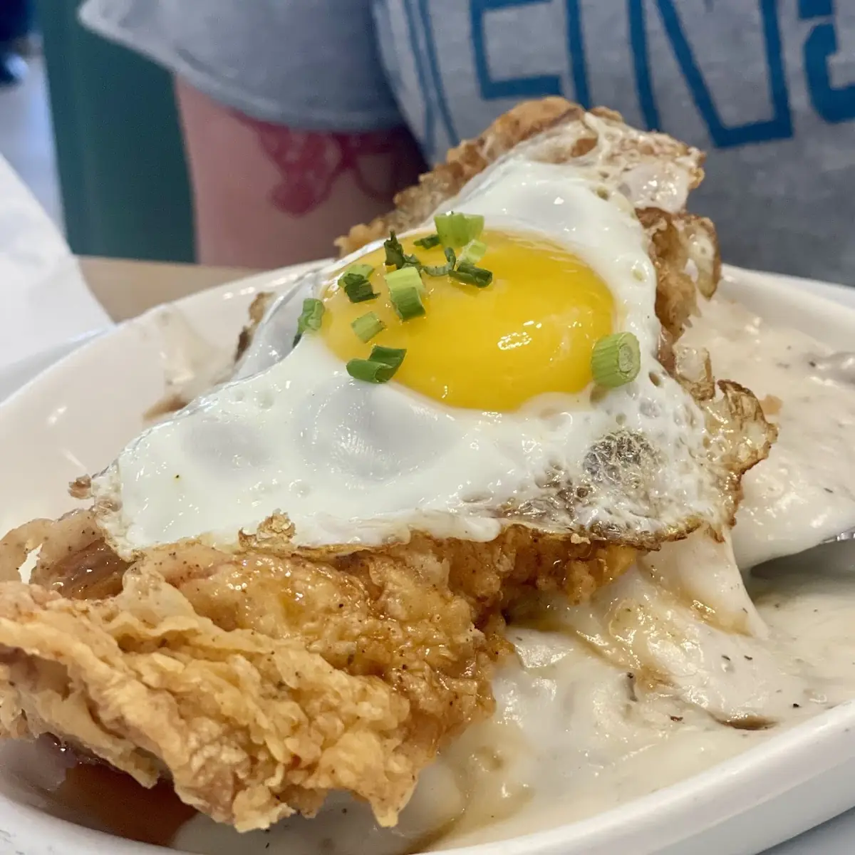 Spicy Chicken and Biscuits and Gravy
