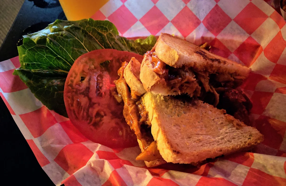 Sriracha Pulled Chicken Sandwich