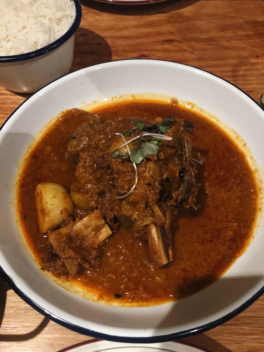 Lamb Shank Rogan Josh, Bhang
