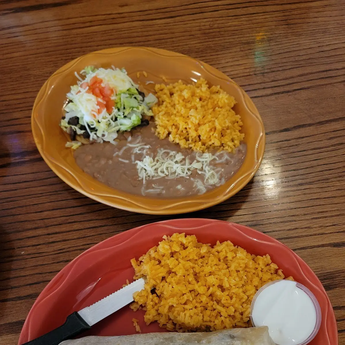 Steak Burrito Rice & Beans