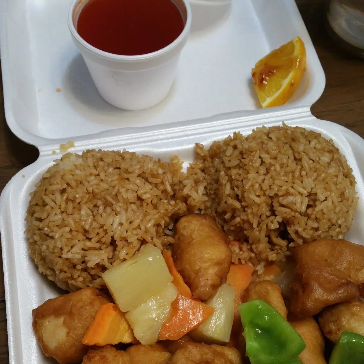 Sweet and Sour Chicken Fried Rice