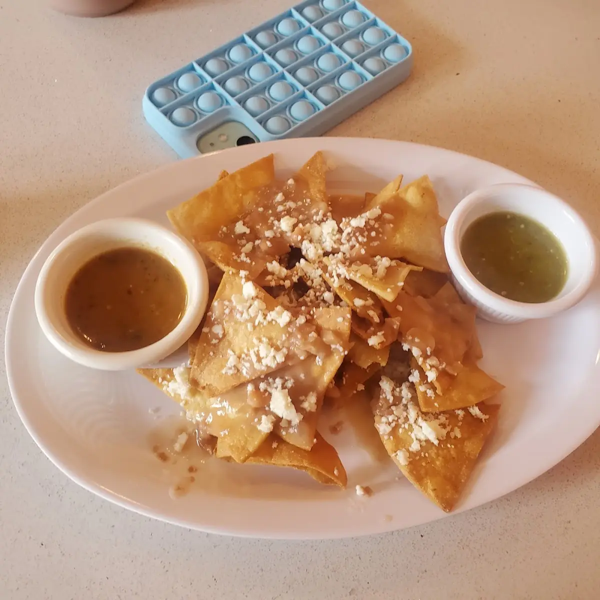 Chip and Dipping Sauce
