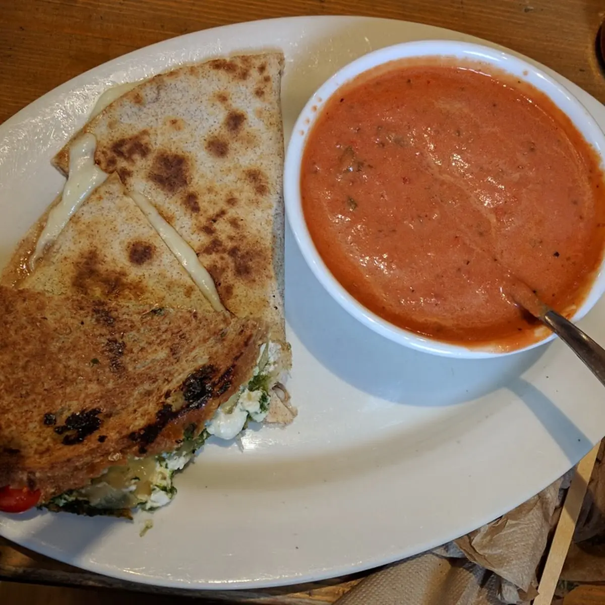 Quesadilla Gazpacho