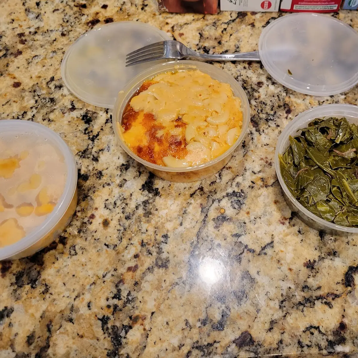 Mac N Cheese Collard Greens