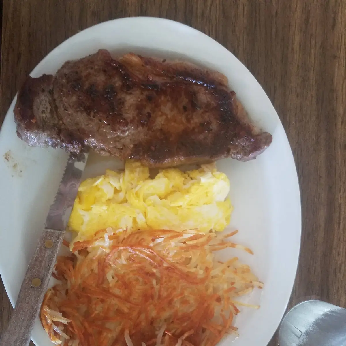 Steak Eggs and Hashbrowns