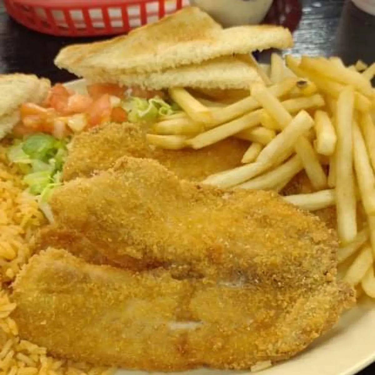 Fried Fish Plate