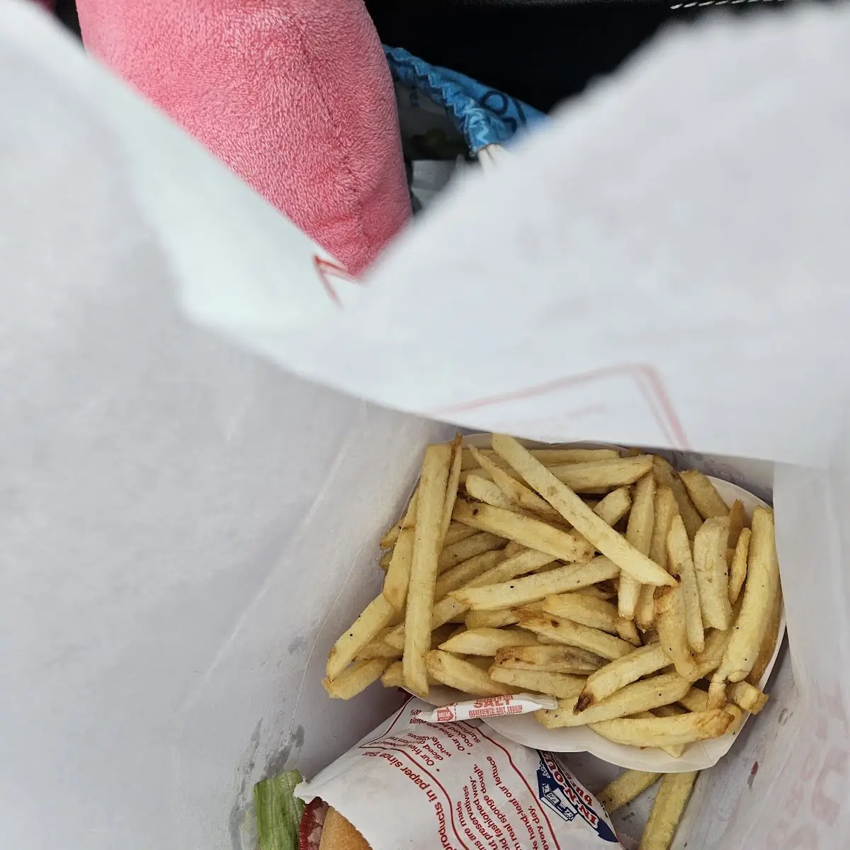 Double Cheeseburger and Fries