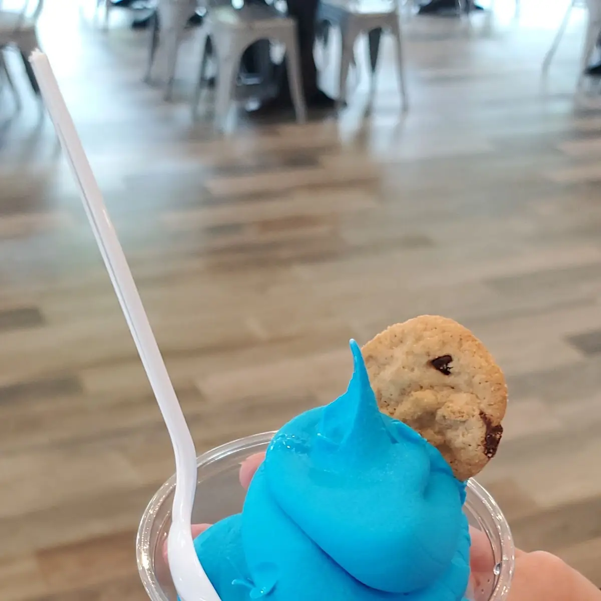 Cookie Monster Whipped Ice Cream