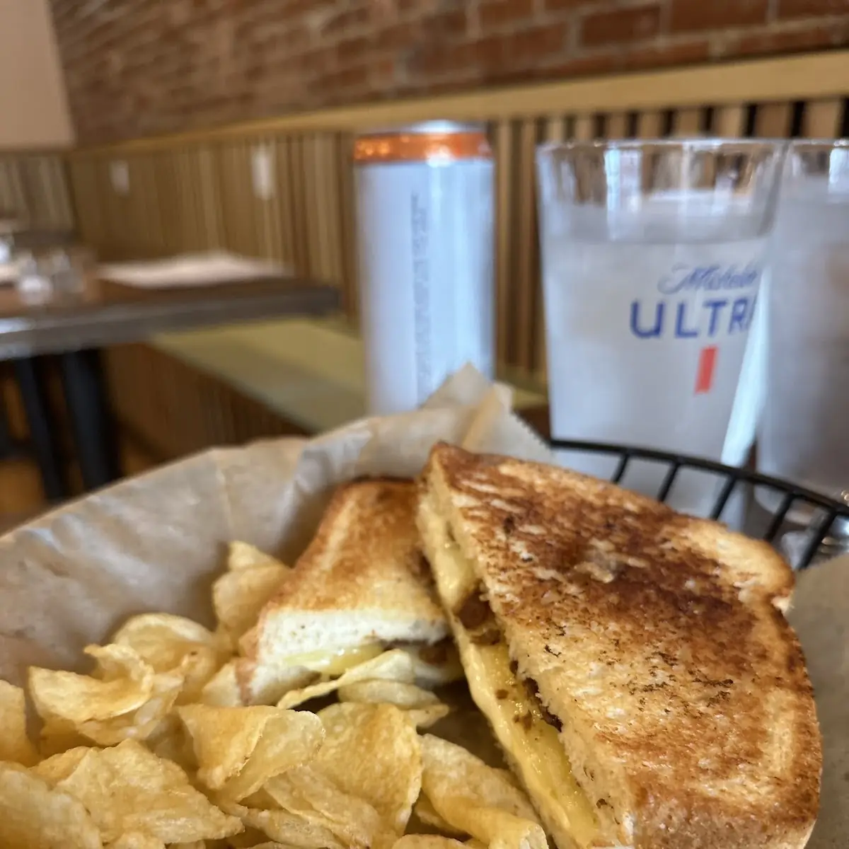 Grilled Cheese with Chips