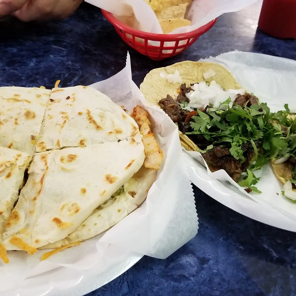 Pastor Quesadilla
