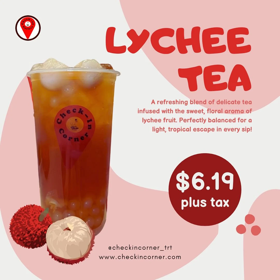 Lychee Tea, Check-In Corner