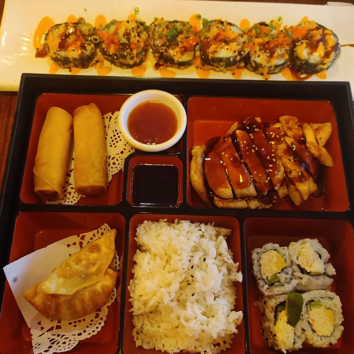 Teriyaki Shrimp Bento Box