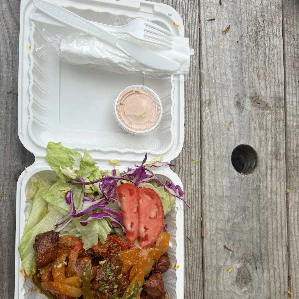 Carne Frita Con Mofongo