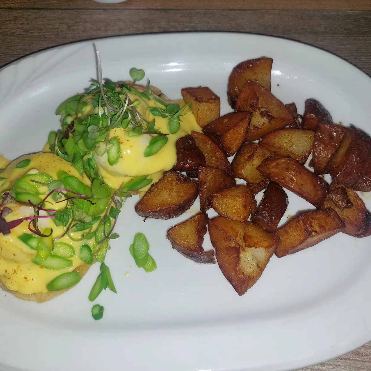 Freckles Eggs Benedict