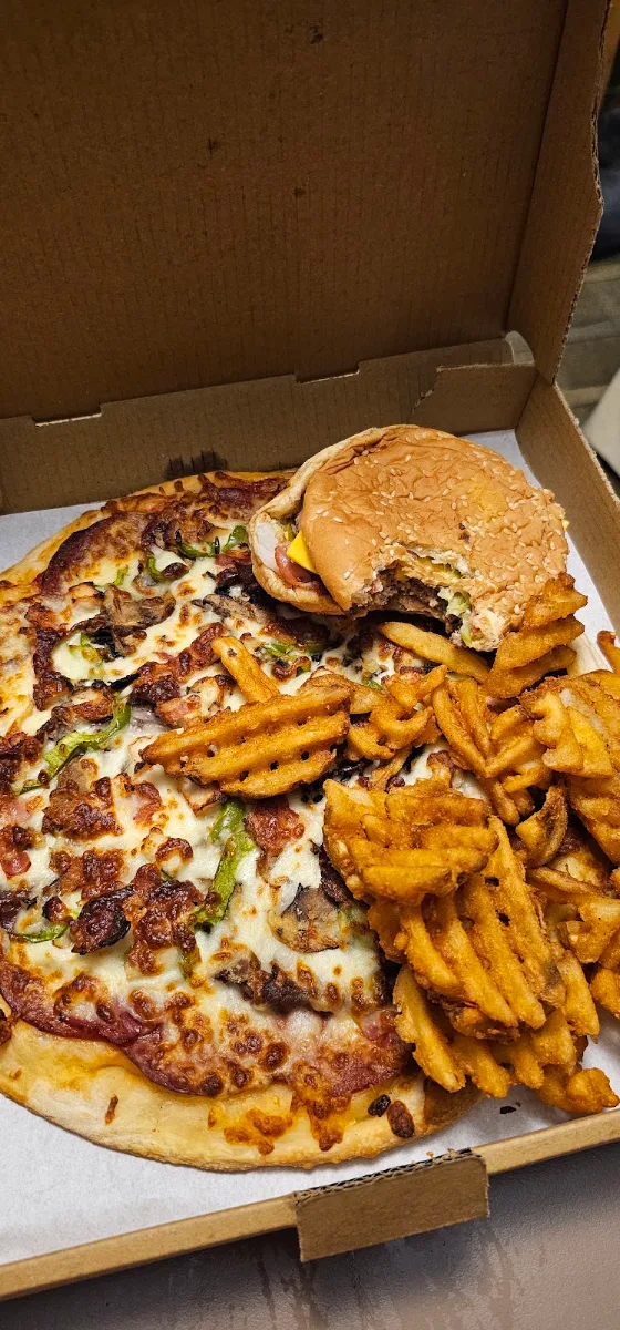 Pizza Hamburger Frites