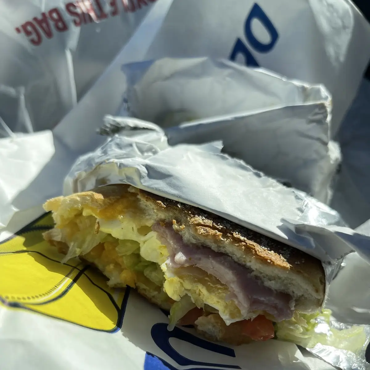 Ham and Cheese Sandwich