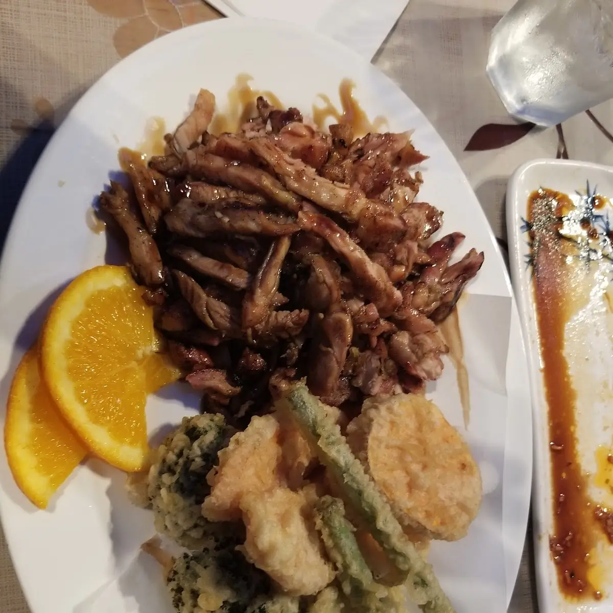 Chicken Teriyaki Vegetable Tempura