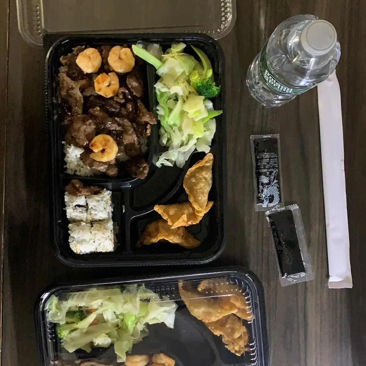 Bento Box Shrimp Beef