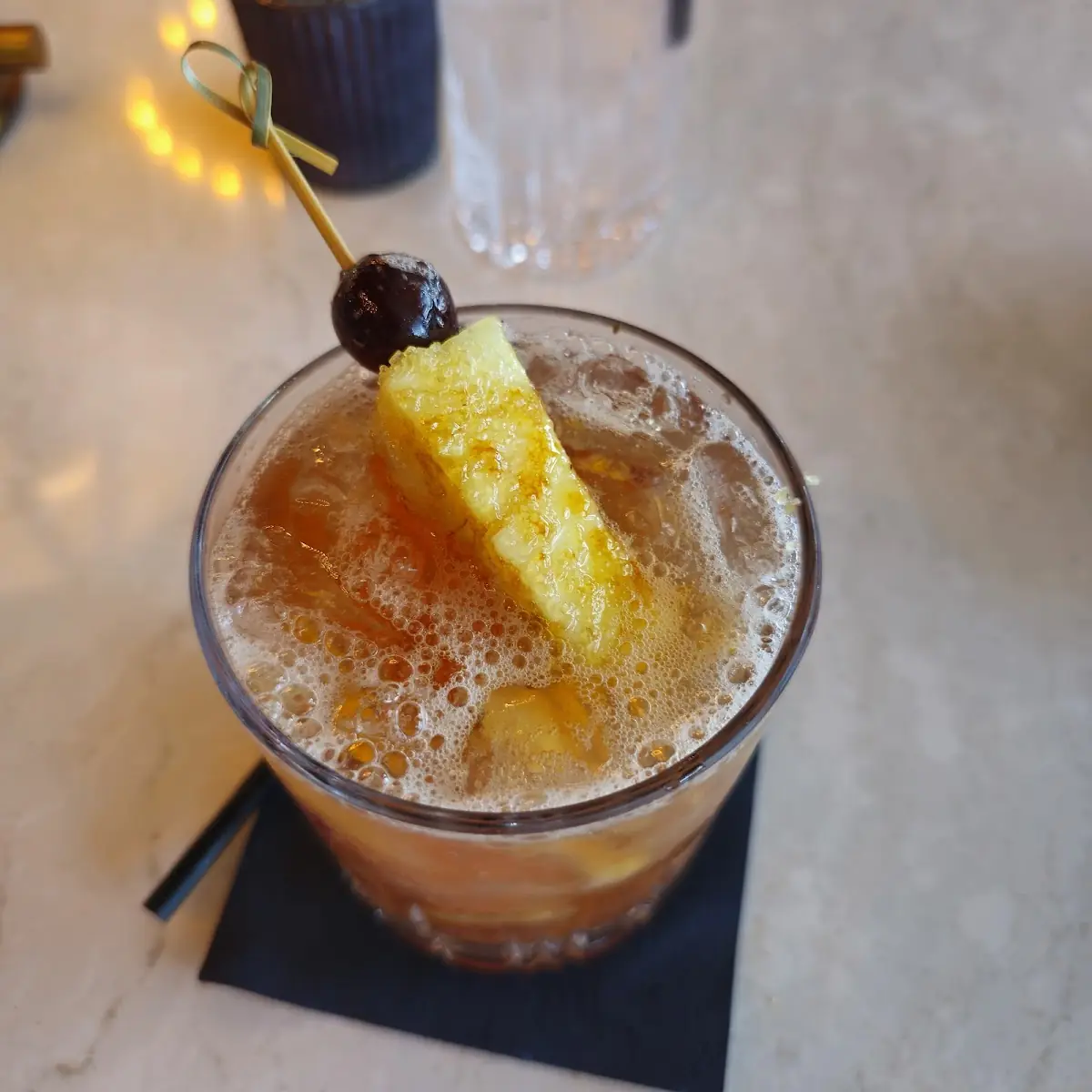 Caramelized Pineapple Old Fashioned