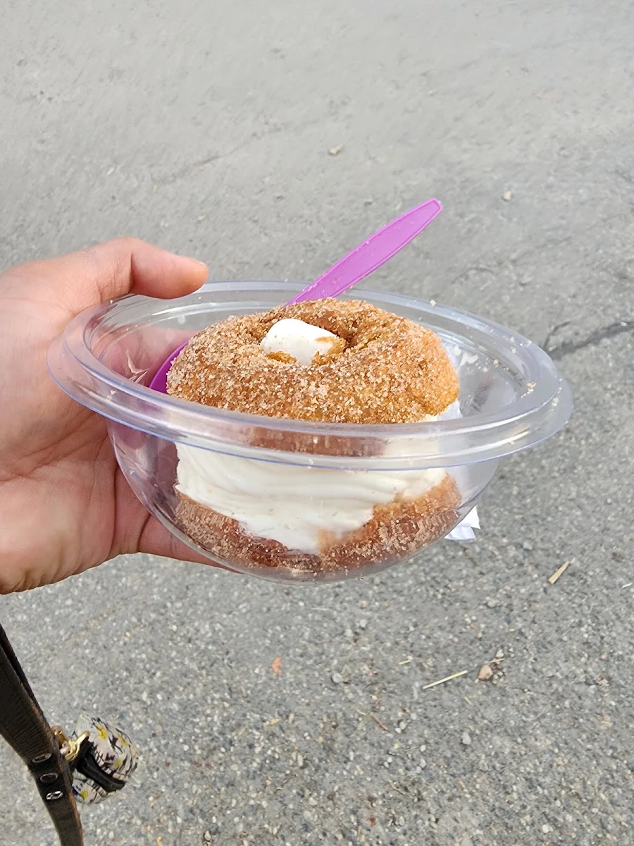 Apple Cider Donut Ice Cream Sandwich