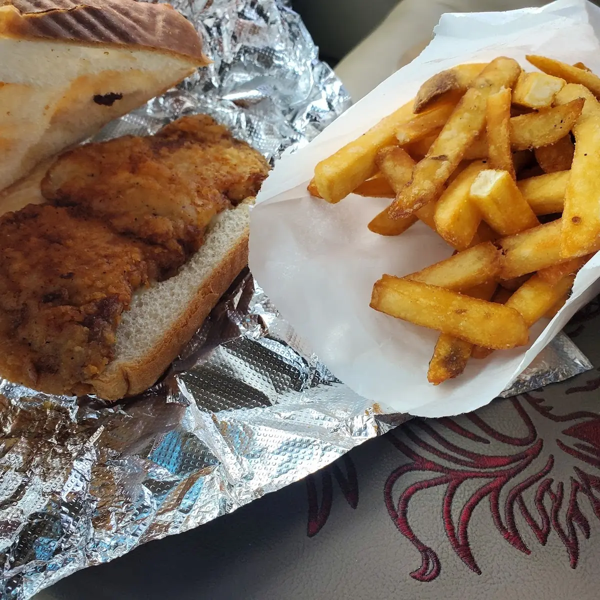 Fried Pork Chop Sandwich