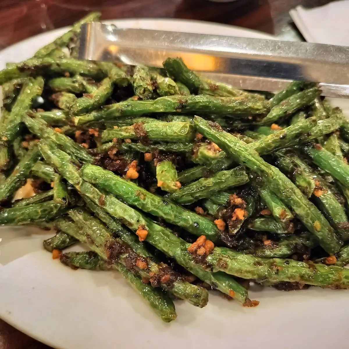 Sauteed & Dry String Beans with Minced Pork