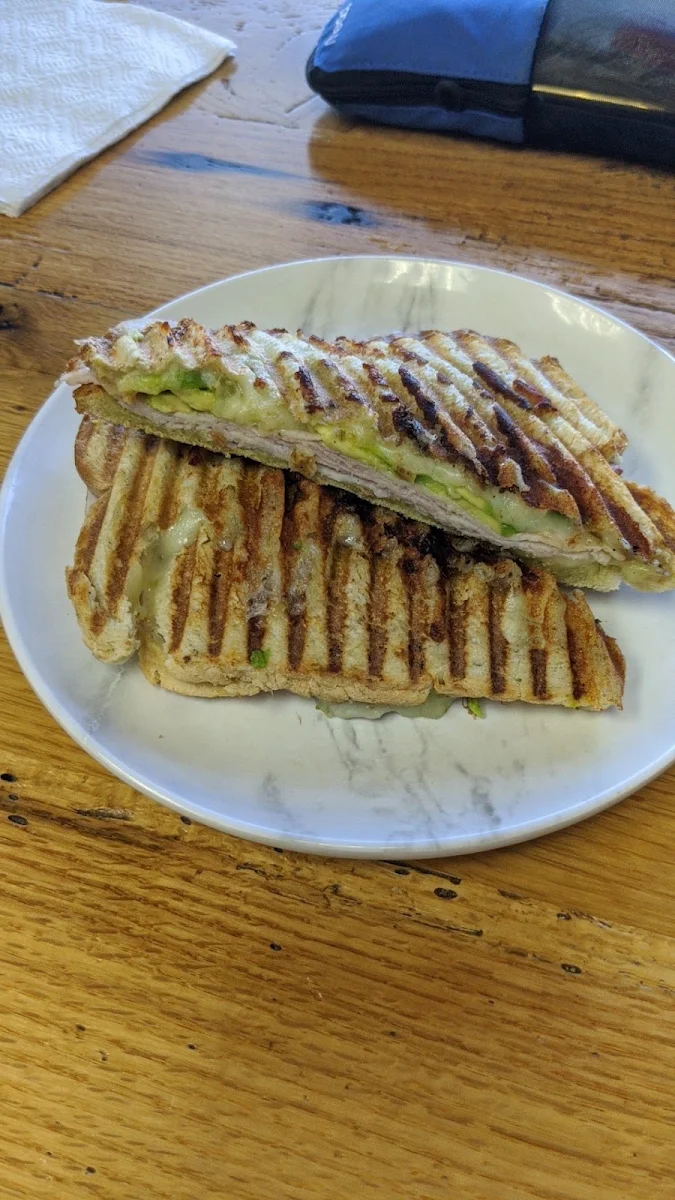 Turkey Avocado and Cheese Panini