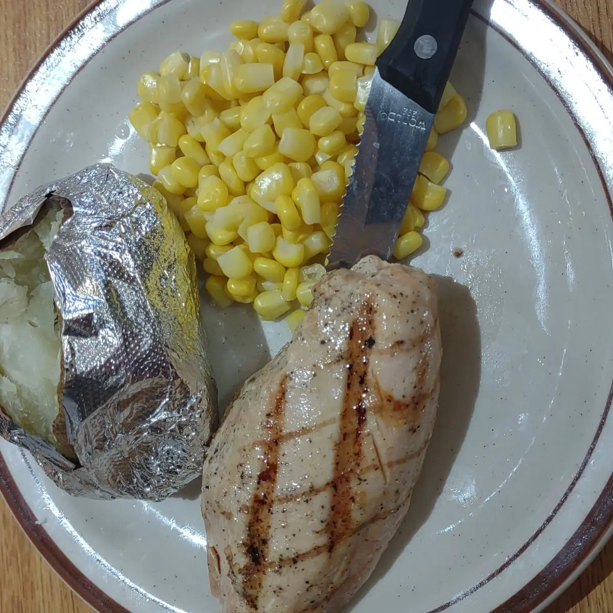 Grilled Chicken Dinner