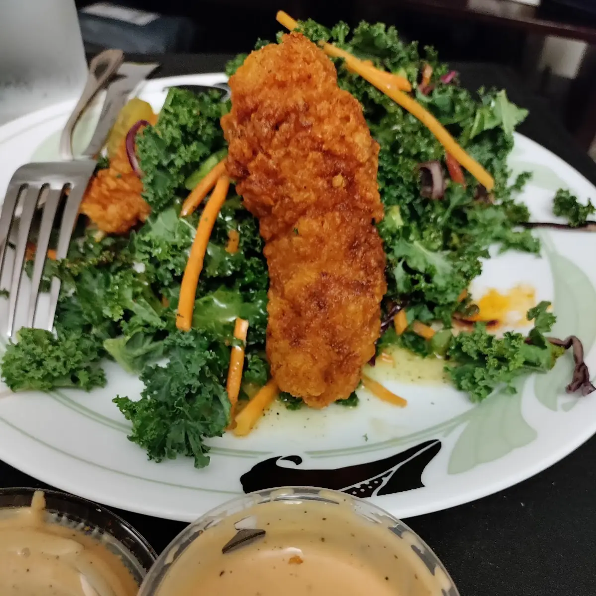 Spicy Chicken Greens