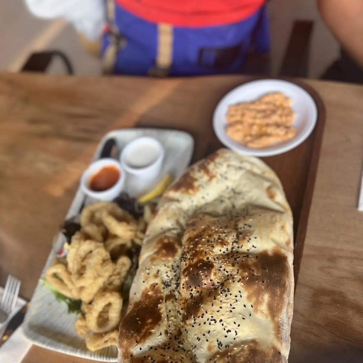 Turkish Bread with Dip