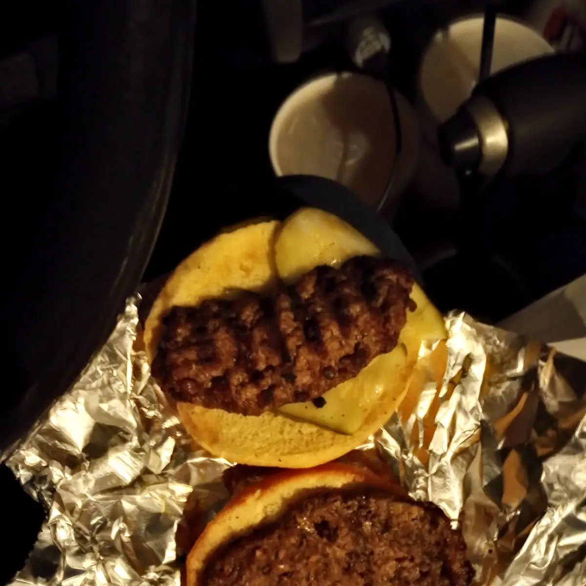 Huge Double Bacon Burger