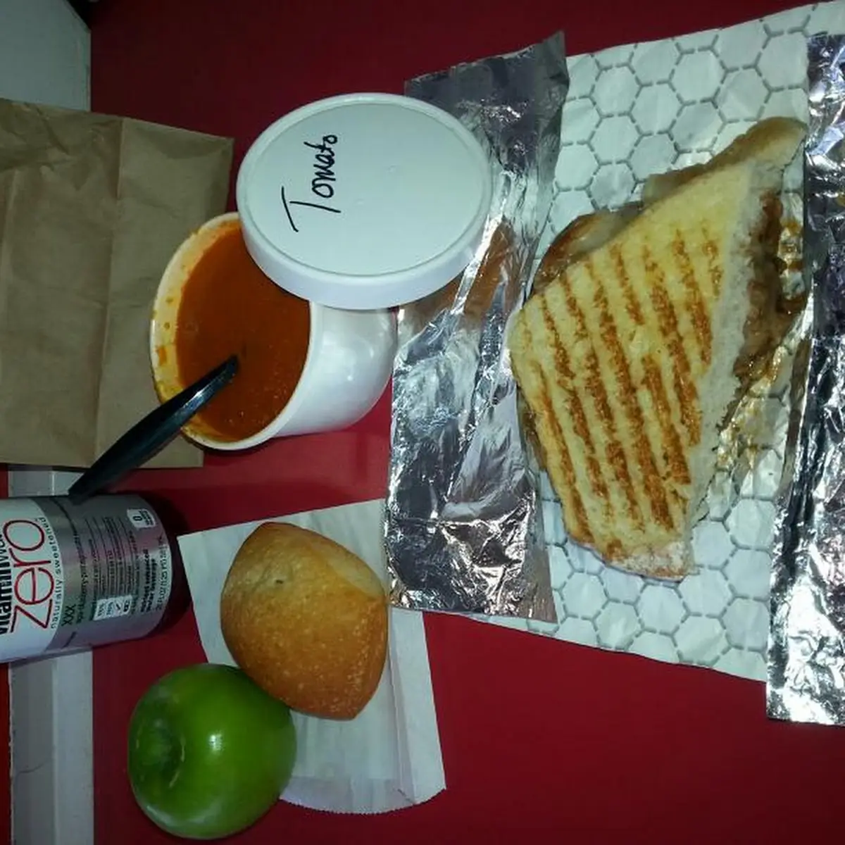 Tomato Soup and a Panini
