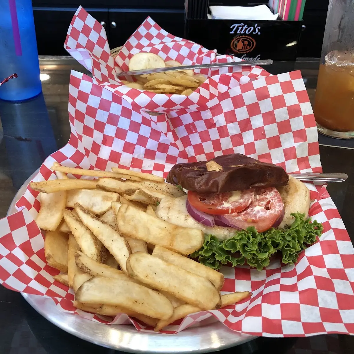 Chicken Sandwich with Fries