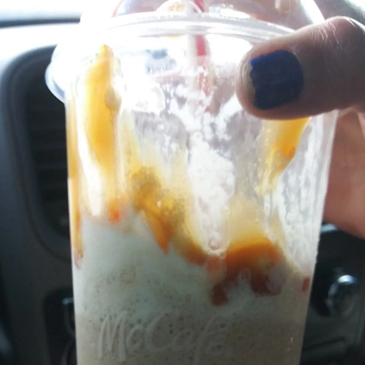 Medium Caramel Frappé