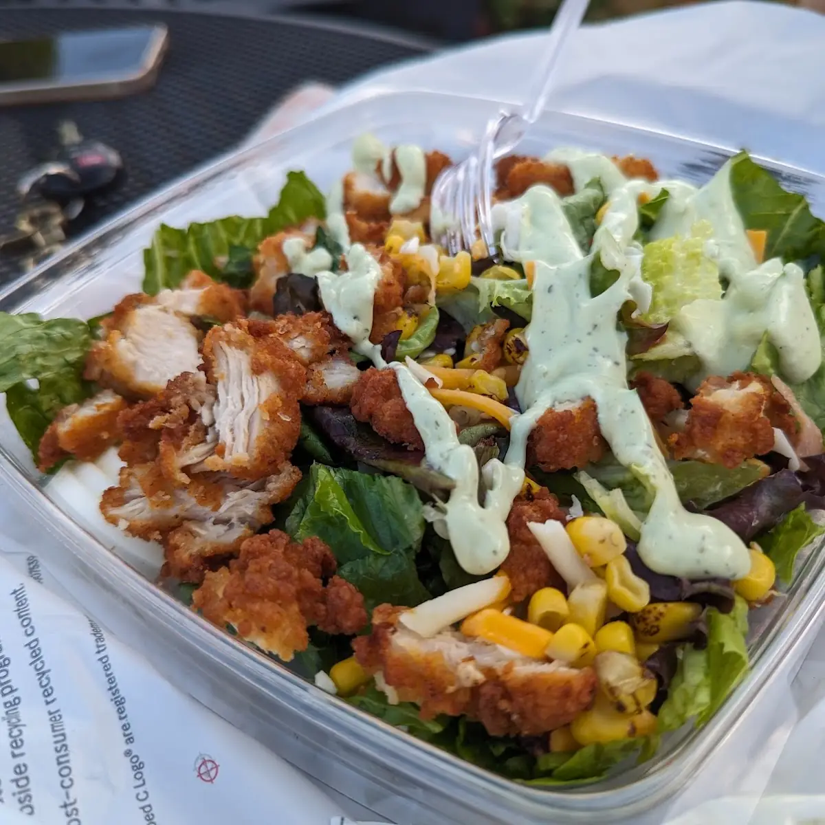 Fried Chicken Salad
