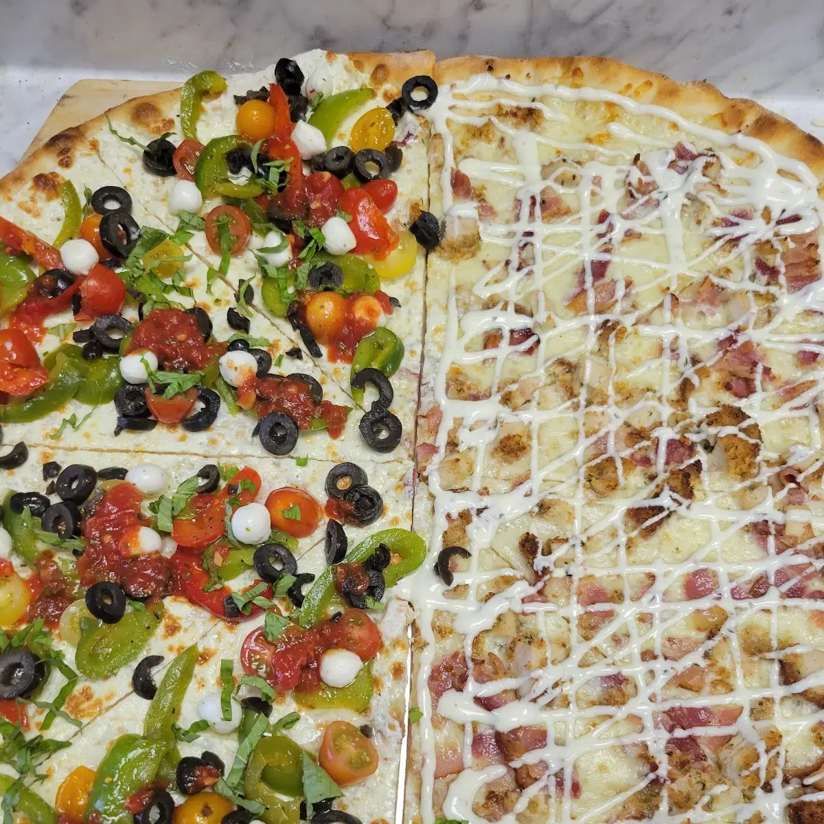 Chicken Bacon Ranch Pizza