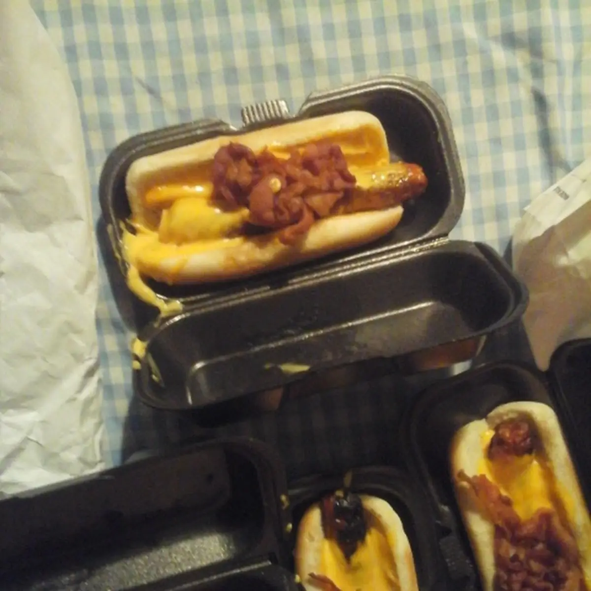 Bacon Cheddar Hotdogs