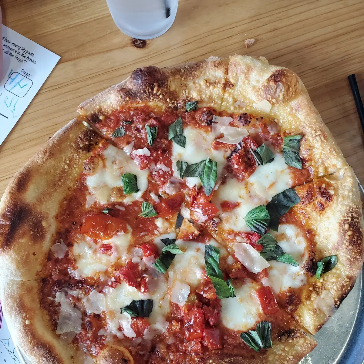 Hawaiian Pizza with Side Salad