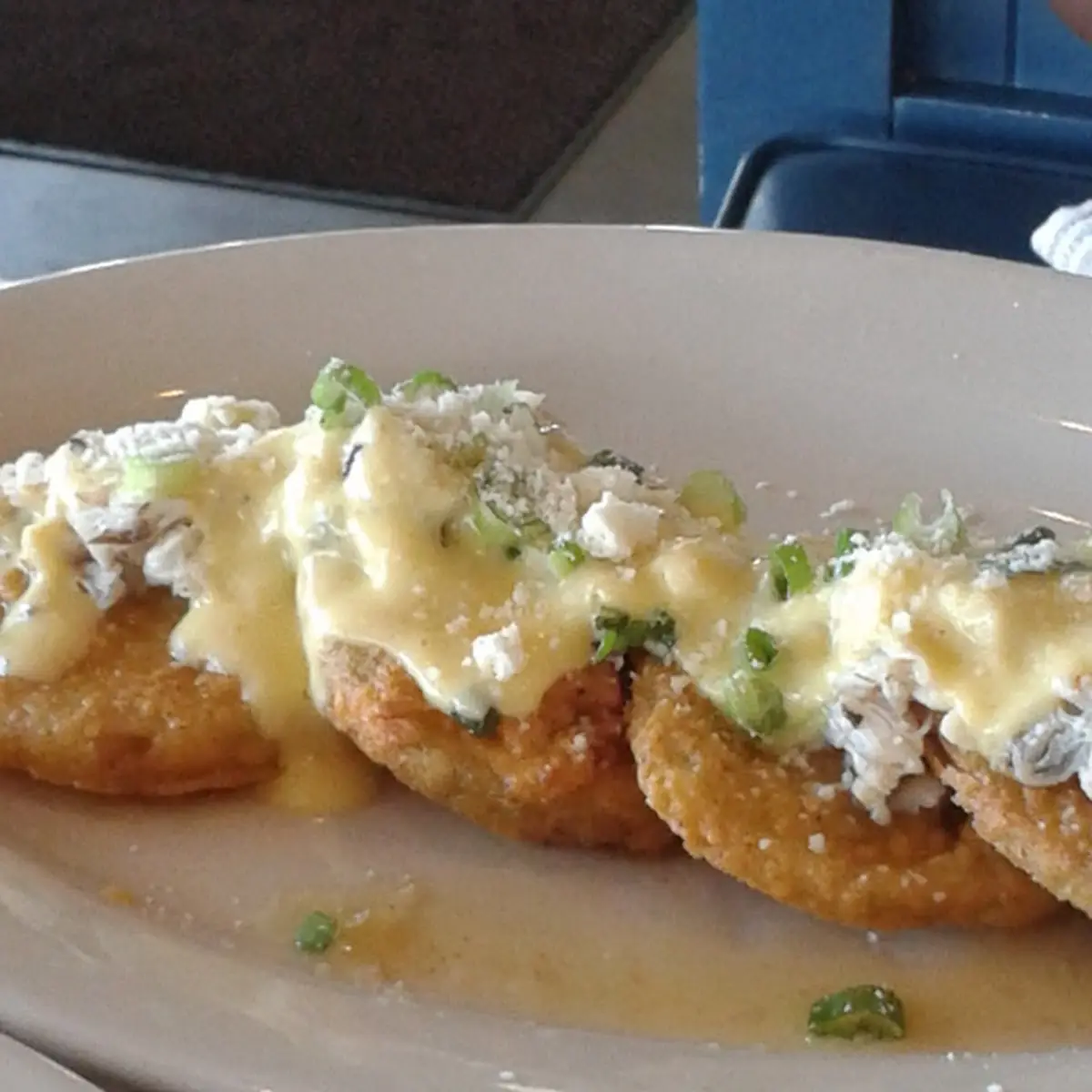 Stuffed Fried Green Tomato