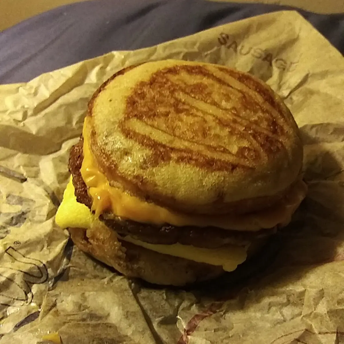 Sausage Egg and Cheese Sandwich