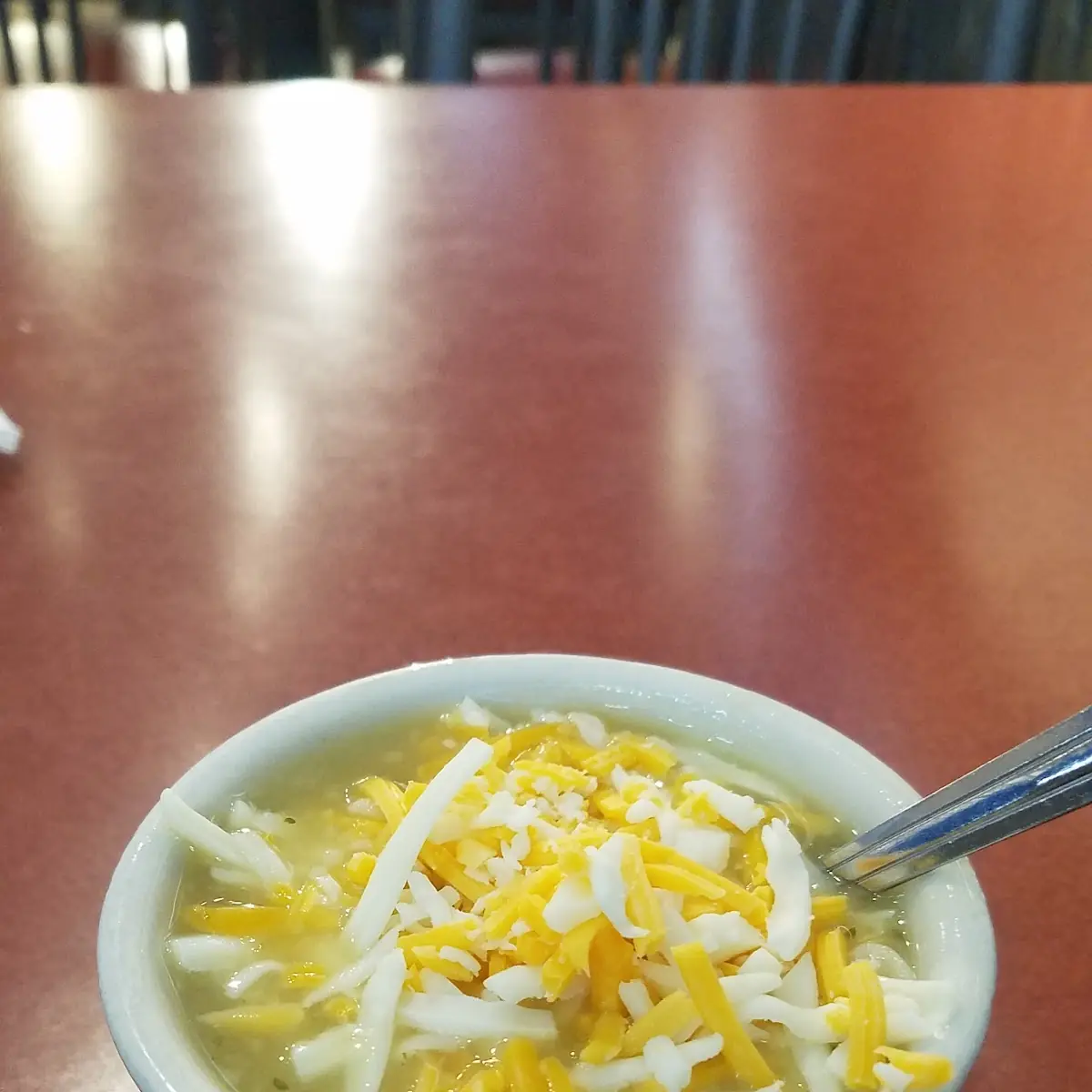 Chicken Noodle Soup with Cheese