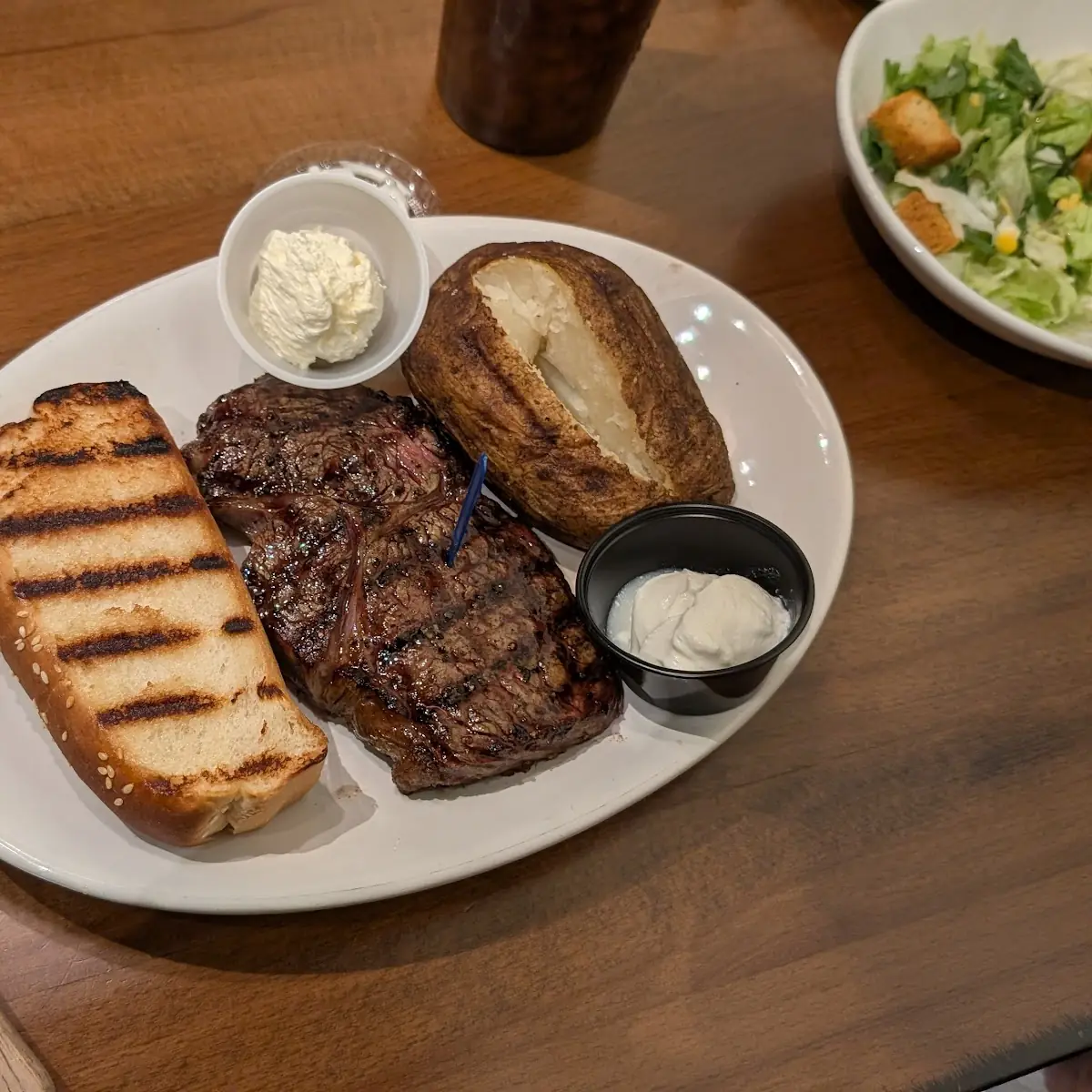 Ribeye with Baked Potato