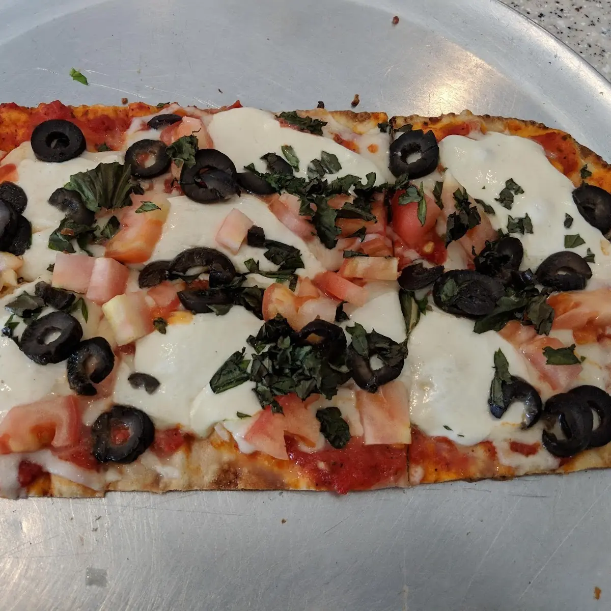 Vegetarian Flatbread Pizza