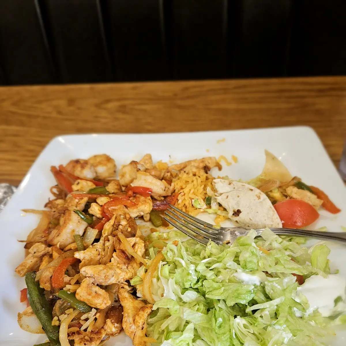 Shrimp and Chicken Fajitas