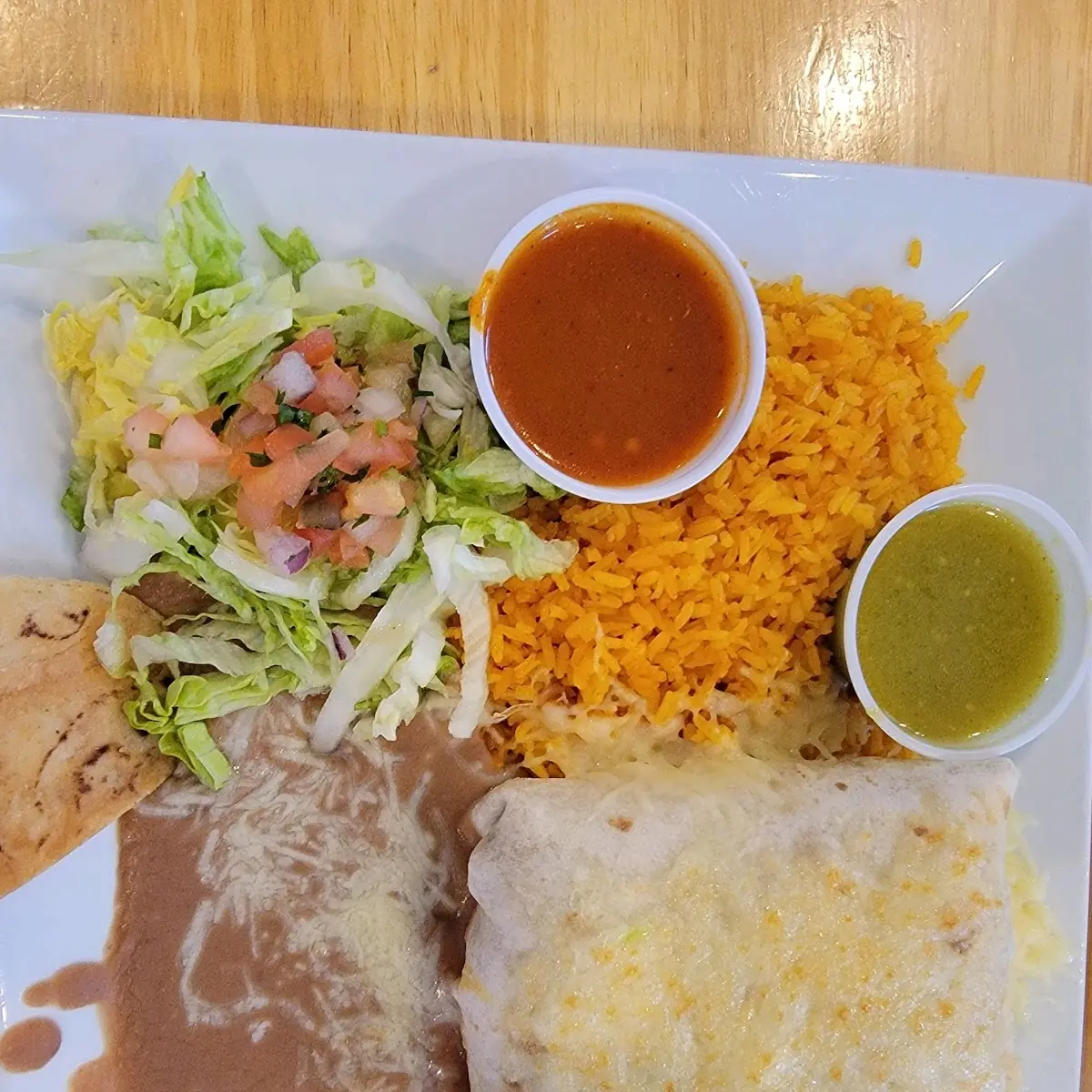Guac N Cheese Burrito Dinner