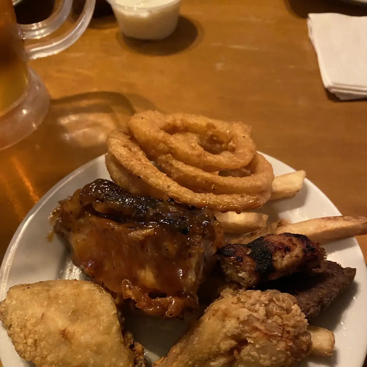 Chicken Wings Onion Rings