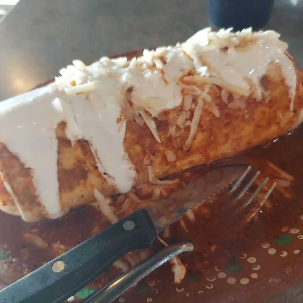 Wet Chicken Burrito