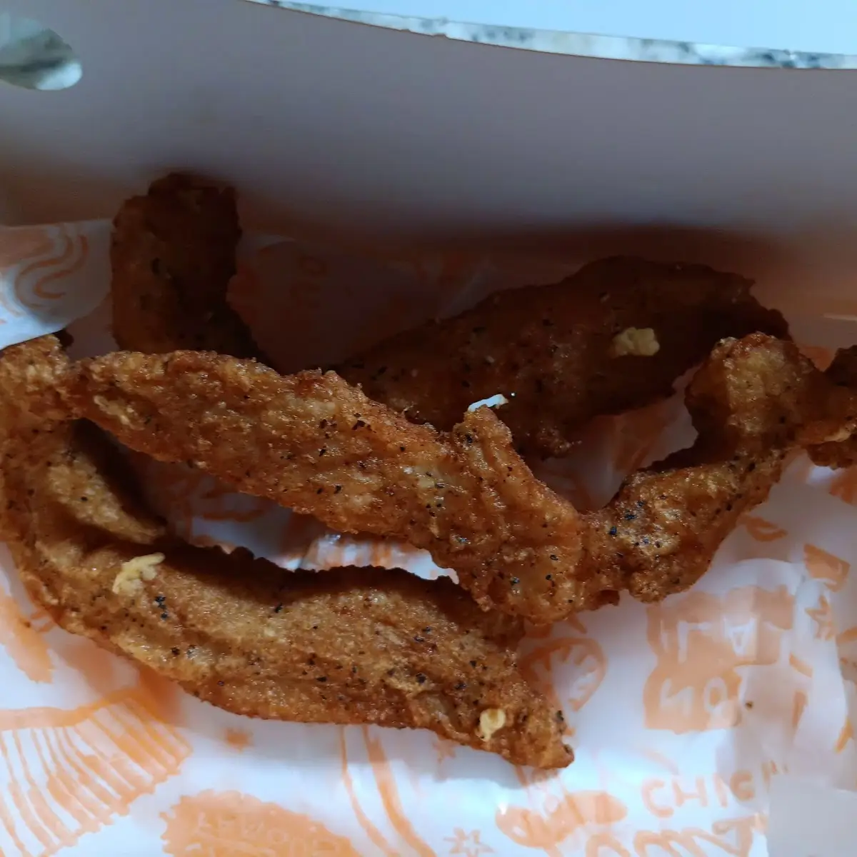 Sad Blackened Chicken Strips WI