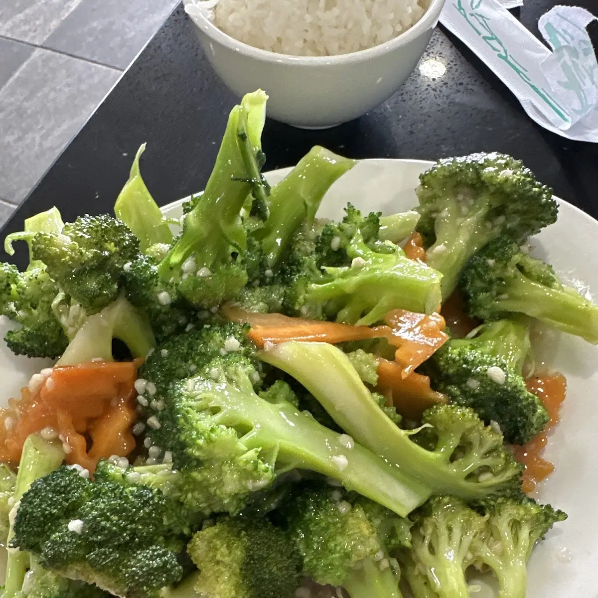 Broccoli w Garlic Sauce