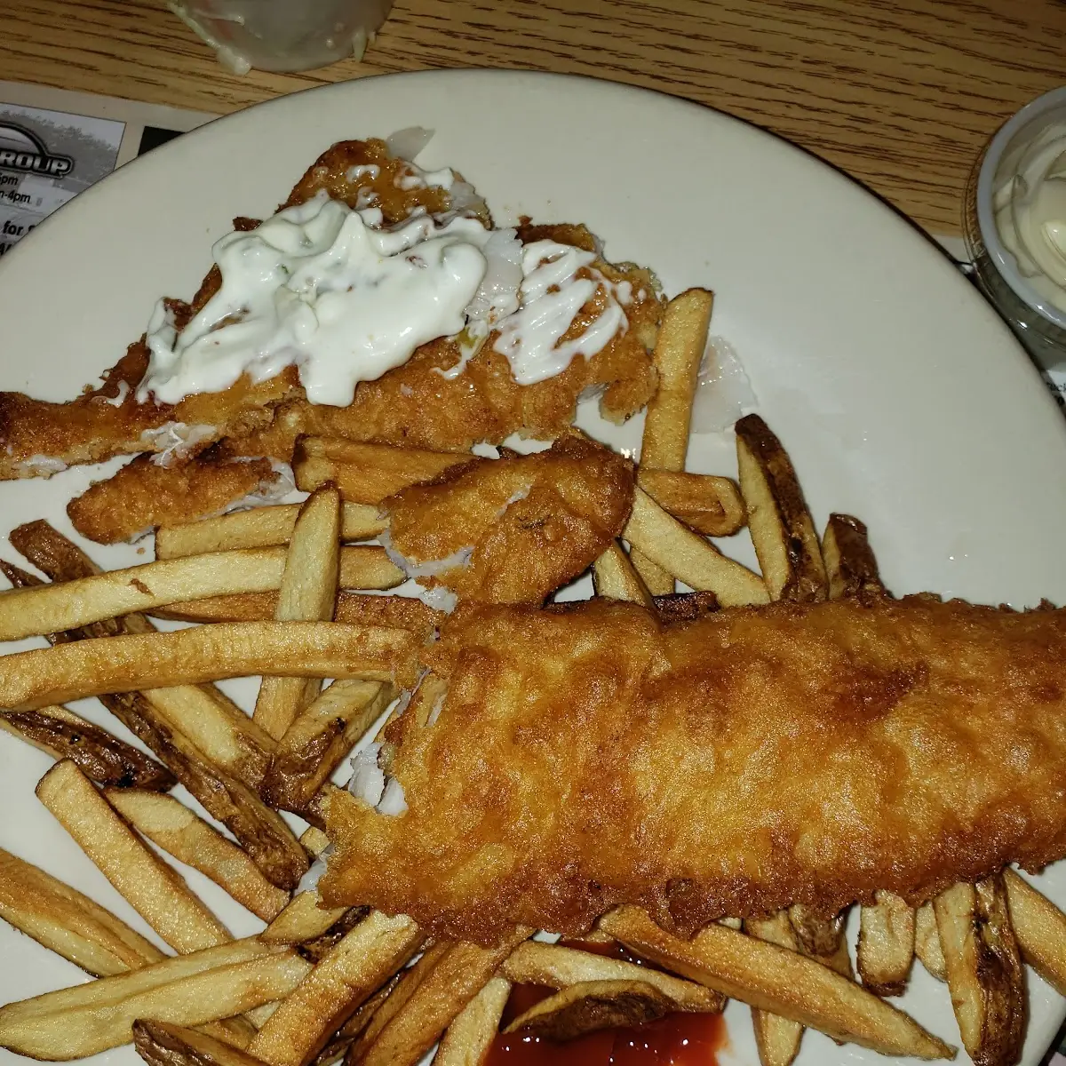 Fish and Chips with Popcorn Clams